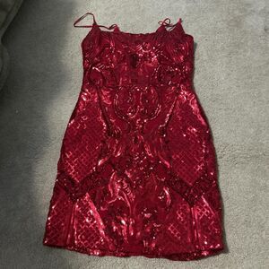 Macys Women's Red Dress